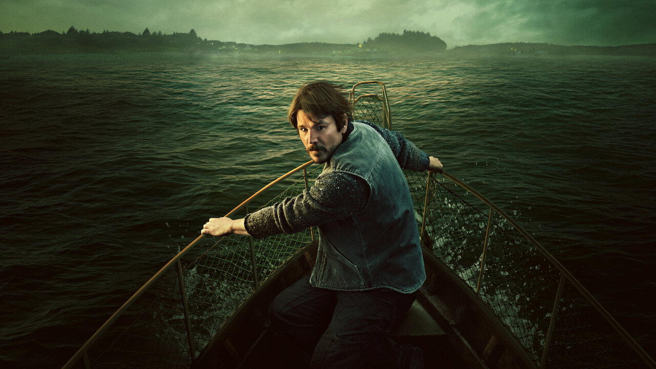 A fisherman faces dark, choppy water in Netflix's Below